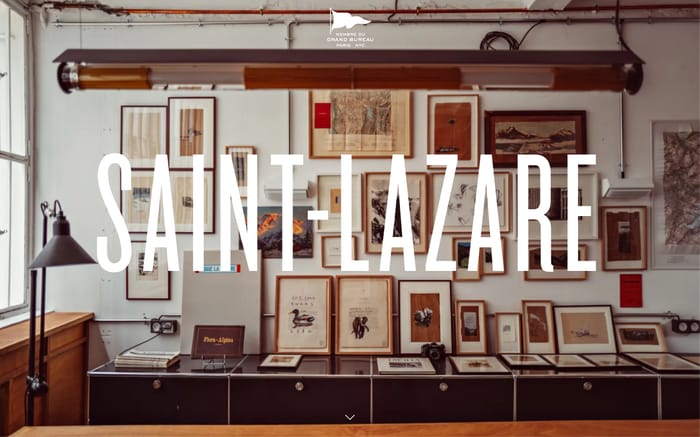 Saint Lazare website preview
