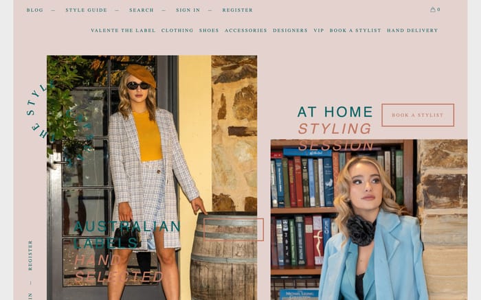 The Style Capsule website preview
