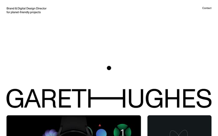 Gareth Hughes website preview