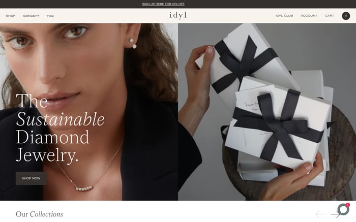 Idyl website preview
