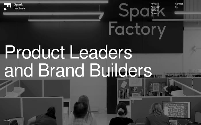 Spark Factory website preview