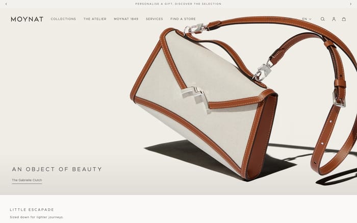 Moynat Paris website preview