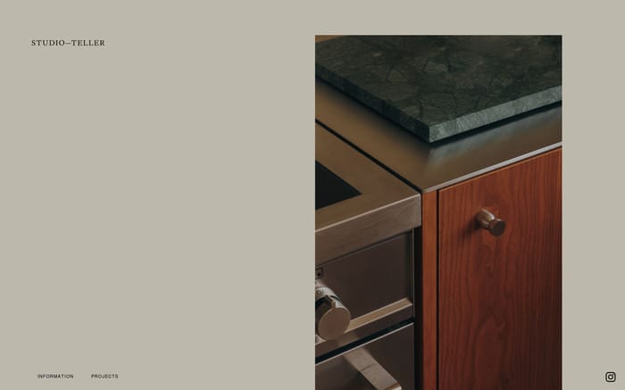 Teller website preview