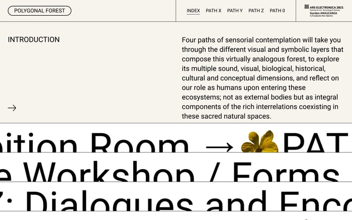 Polygonal Forest website preview