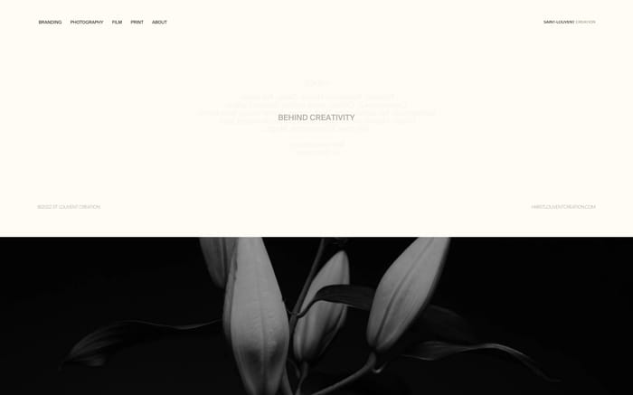Saint Louvent Creation website preview