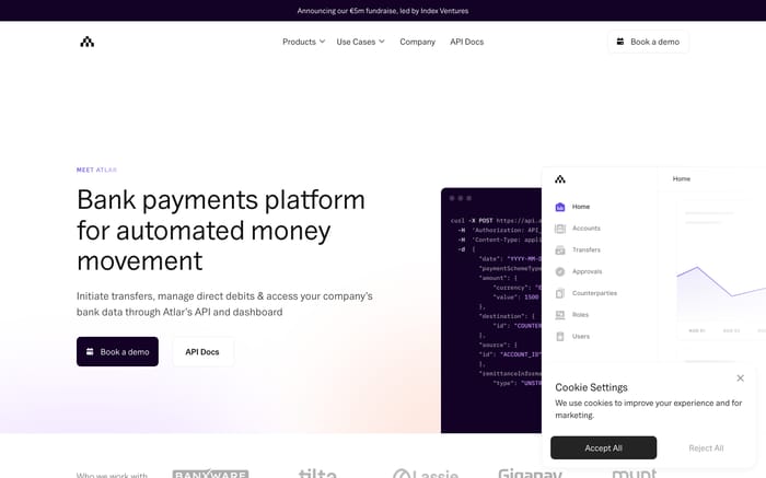 Atlar website preview