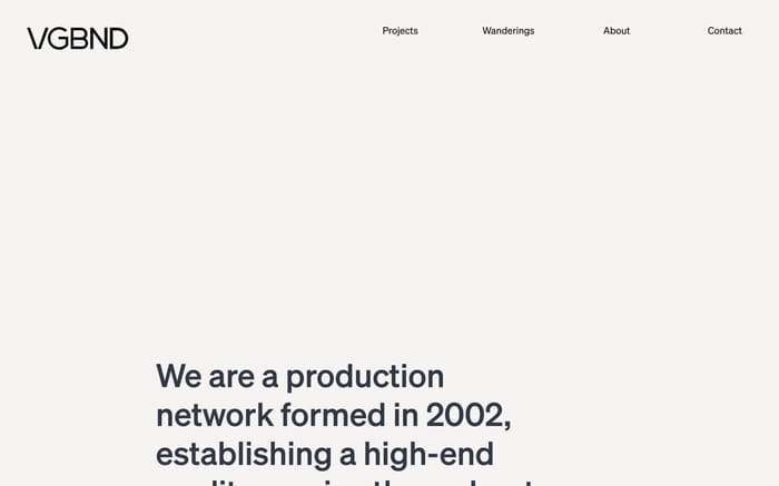 Vagabond website preview