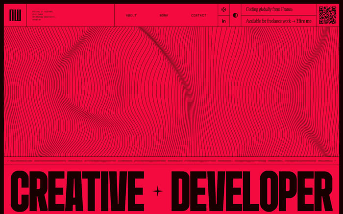 Antoine Wodniack website preview