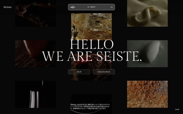 Seiste website preview