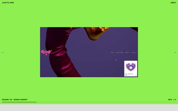 Juliette Krief website preview