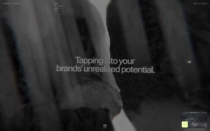 Ashfall website preview
