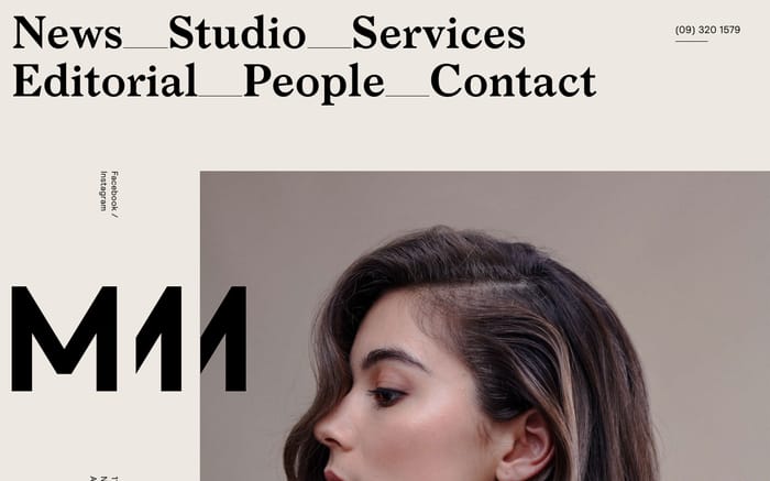 M11 website preview