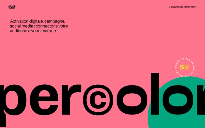 Supercolor website preview