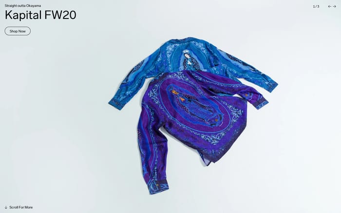 Up There Store website preview