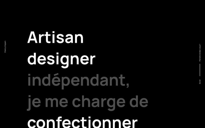 Thierry Chopain website preview