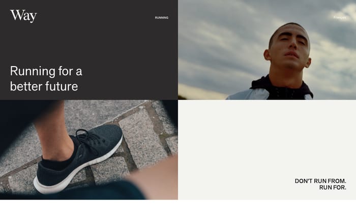 Way Running website preview