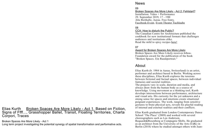 Elias Kurth website preview