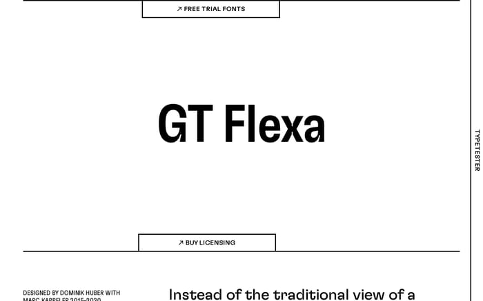 GT Flexa website preview