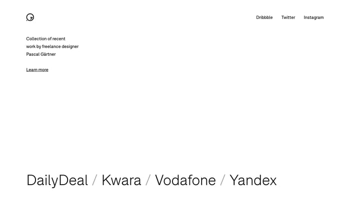 Pascal — Design 2014–2018 – Portfolio of Berlin-based multidisciplinary designer specialising in creating unique languages for digital products. website preview