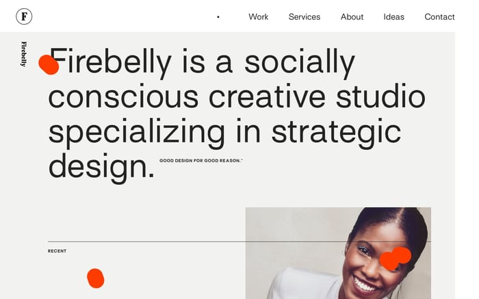Firebelly design website preview