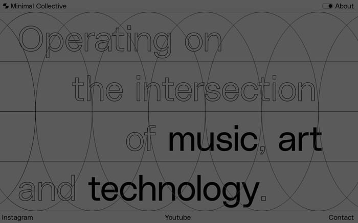 Minimal Collective website preview
