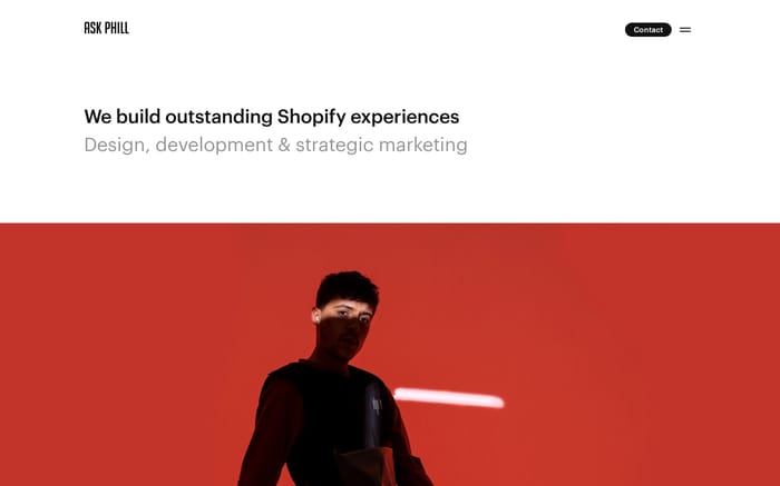 Ask Phill website preview
