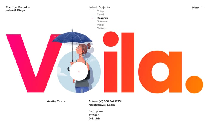 Voila website preview