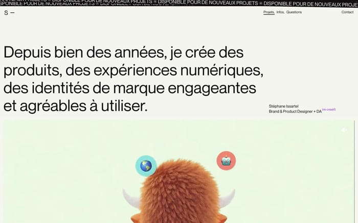 Stephane Issartel website preview