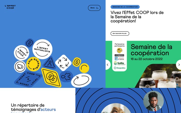 Effet Coop website preview
