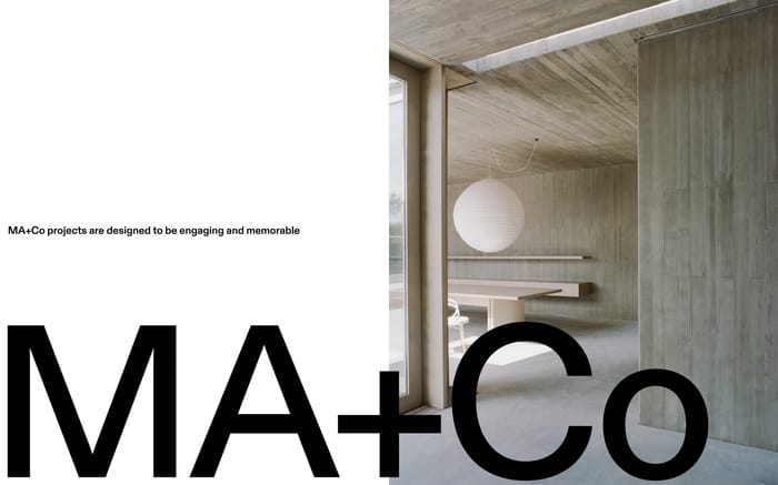 MA+Co website preview