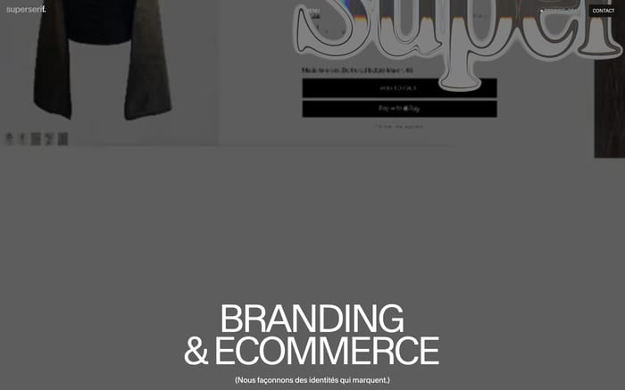 Superserif website preview