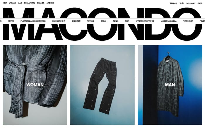 Macondo website preview