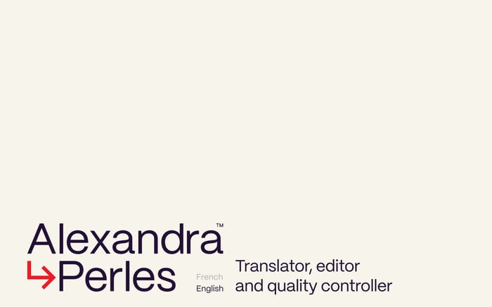 Alexandra Perles website preview