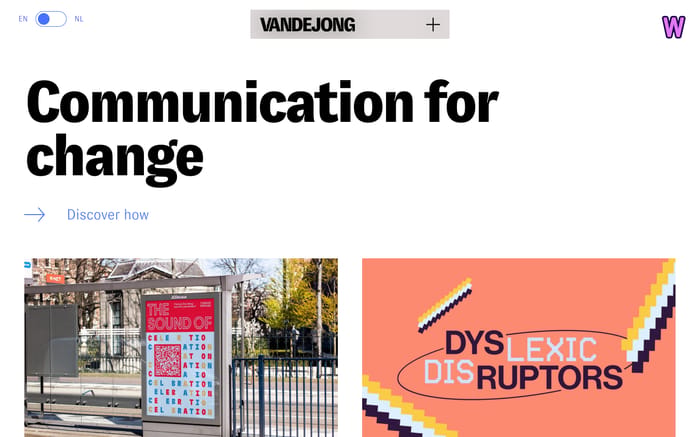 Vandejong website preview