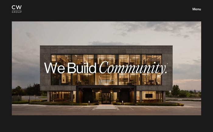 C.W. Group website preview