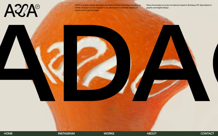 Adap website preview