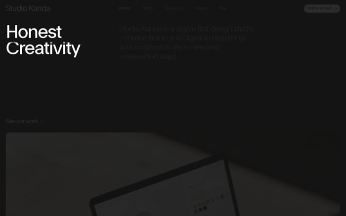 Studio Kanda website preview