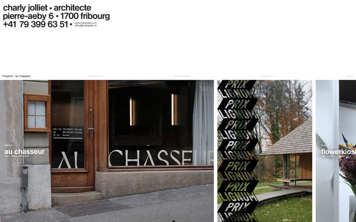 Charly Jolliet website preview