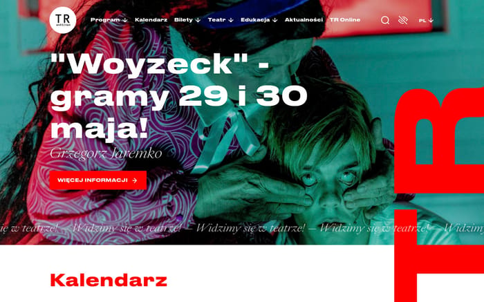 TR Warszawa website preview