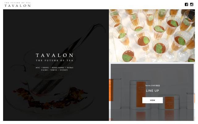 Tavalon website preview