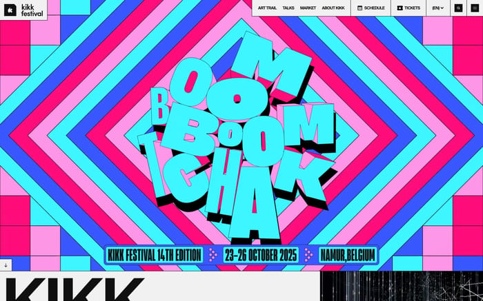 Kikk Festival website preview