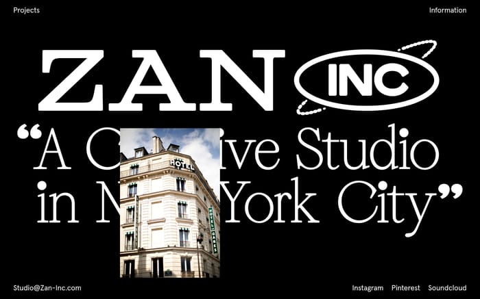 Zan-Inc website preview