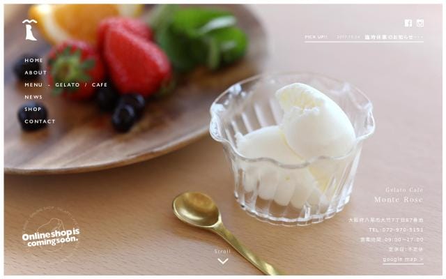 Monterose website preview