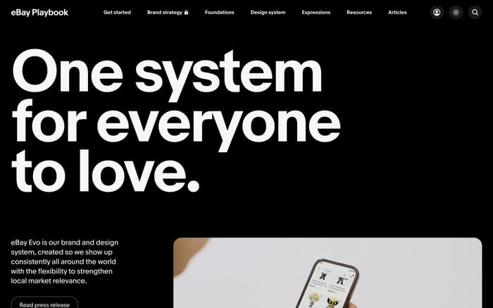 eBay Playbook website preview