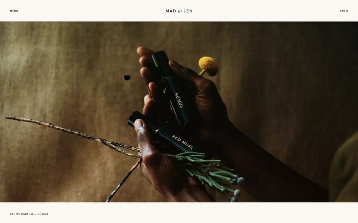 Mad et Len website preview