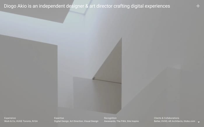 Diogo Akio website preview