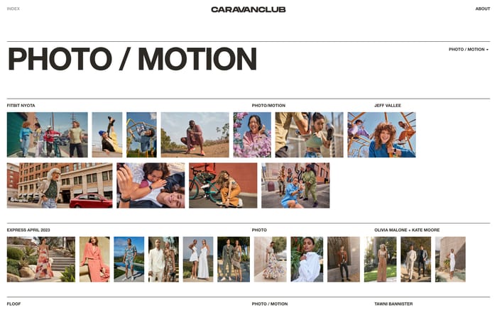Caravan Club website preview