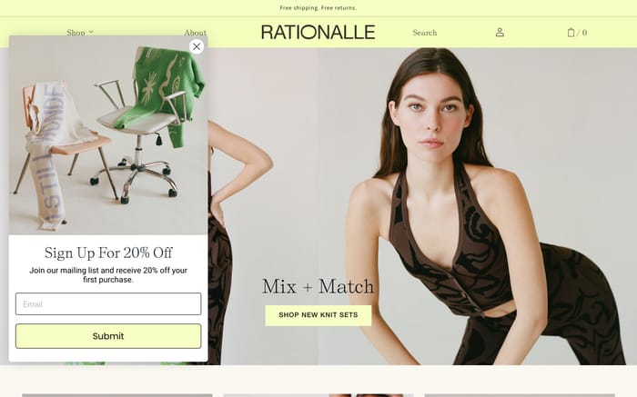 Rationalle website preview
