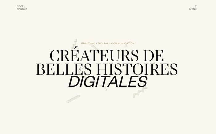 Belle Epoque website preview