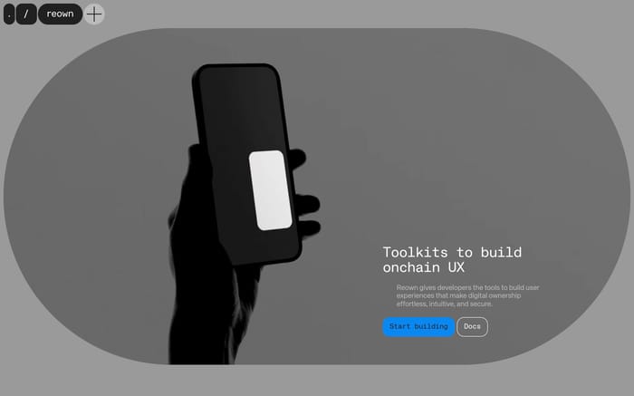 Reown website preview
